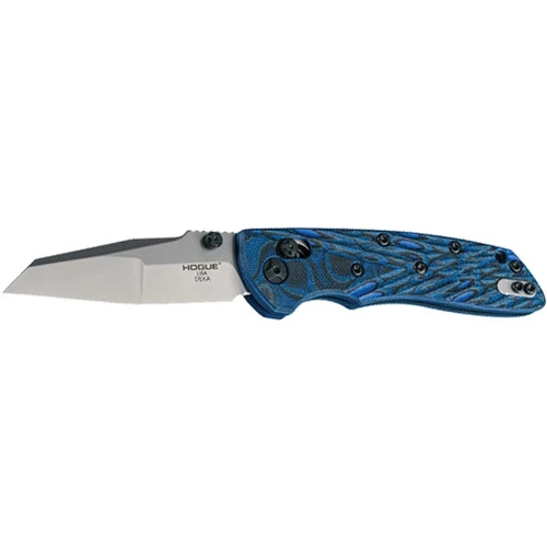 Hogue Deka Folding Knife Blue 3.25 In. Able Lock 3 Hogue Deka Folding Knife Blue 3.25 In. Able Lock
