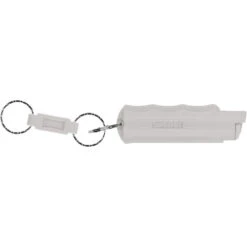 Sabre Red Keychain Pepper Spray Light Gray Hardcase With Quick Release Key Ring