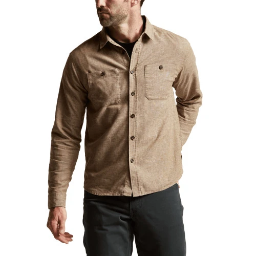 Sitka Ambary LS Shirt Coyote Heather 6 Sitka Ambary LS Shirt Coyote Heather - Image 4