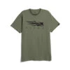 Sitka Icon Tee Shirt Olive Green