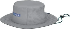 Huk Tidal Map Performance Harbor Mist Bucket Hat