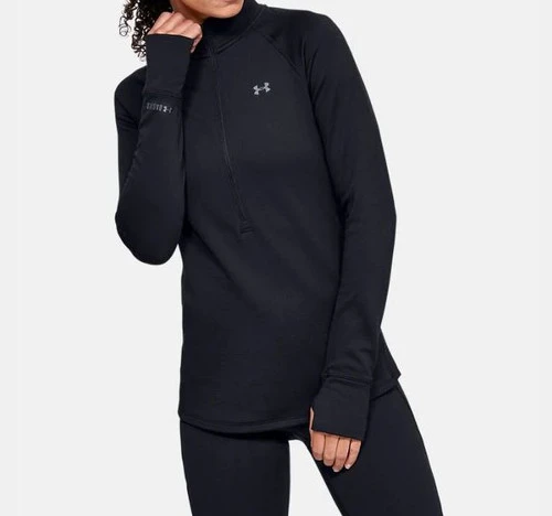 Under Armour Women's ColdGear Base 4.0 1/2 Zip 3 Under Armour Women's ColdGear Base 4.0 1/2 Zip