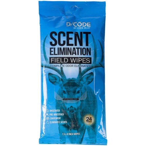 Code Blue D-Code Odor Eliminator Field Wipes 3 Code Blue D-Code Odor Eliminator Field Wipes