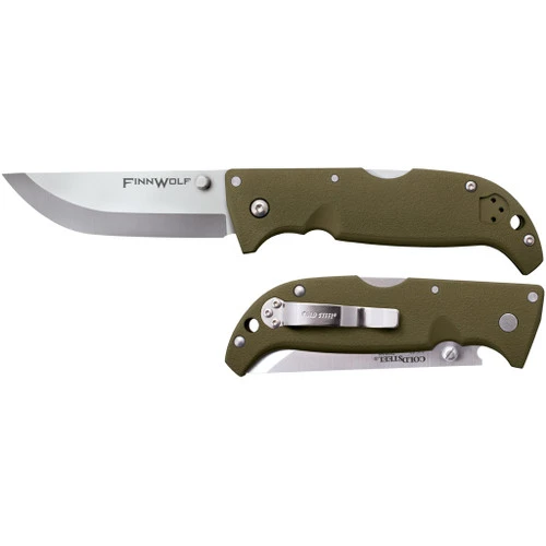 Cold Steel Finn Wolf Folding Knife OD Green 3 Cold Steel Finn Wolf Folding Knife OD Green
