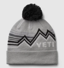 Yeti Freestyle Pom Gray/Black Beanie