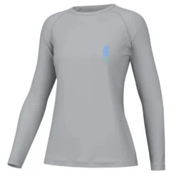 Huk Womens Always Sunny Pursuit T-Shirt Harbor Mist