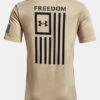 Under Armour New Freedom Flag Tee Desert Sand