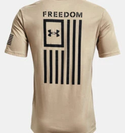 Under Armour New Freedom Flag Tee Desert Sand