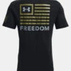 Under Armour Mens Freedom Banner T-Shirt Black OD Green -Sports-Outdoor Hunting PS1370818 001 HB 30620.1716229499