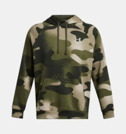 Under Armour Mens Freedom Rival Fleece Amp Hoodie Marine OD Green