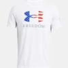 Under Armour Mens Freedom Logo T-Shirt White
