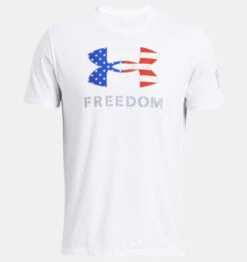 Under Armour Mens Freedom Logo T-Shirt White