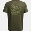 Under Armour Mens Freedom Bass T-Shirt Marine OD Green -Sports-Outdoor Hunting PS1383003 390 HB 49580.1716230186