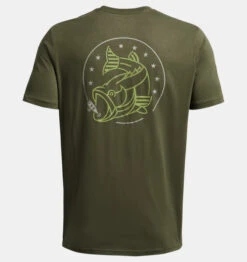 Under Armour Mens Freedom Bass T-Shirt Marine OD Green