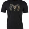 Browning Performance Black Camp Ram Tee -Sports-Outdoor Hunting camp shirt ram short sleeve shirt black 30147799 01 38403.1682100116