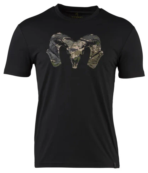 Browning Performance Black Camp Ram Tee 3 Browning Performance Black Camp Ram Tee