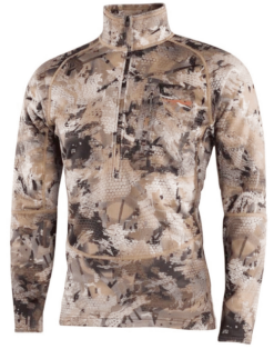 Sitka Men's Grinder Half-Zip Optifade Waterfowl Marsh